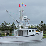 Atlantic Angler - Side View at Sail