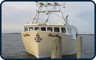 Boat with Crest on Front