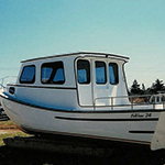 Large Boat Out of Water