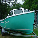 Medium Boat on Trailer